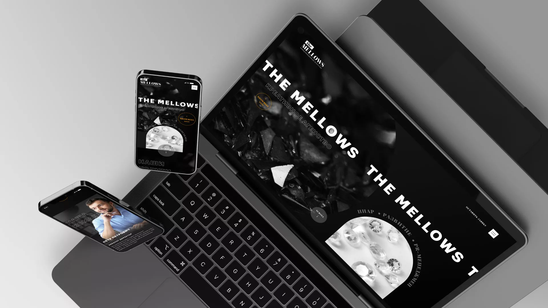 Разработка сайта креативного агентства «The Mellows» в Кирсе