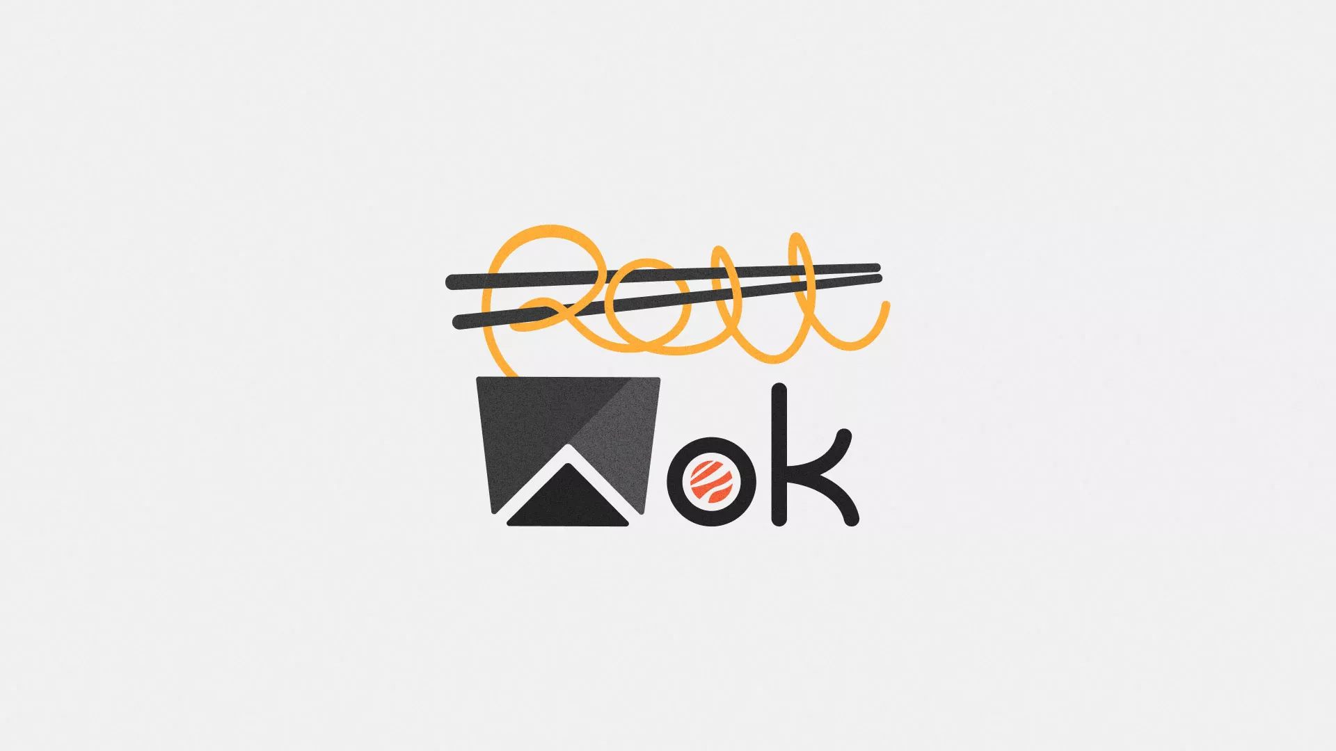 Разработка логотипа в Кирсе для суши-бара «Roll Wok Club» Разработка логотипа в Кирсе для суши-бара «Roll Wok Club»